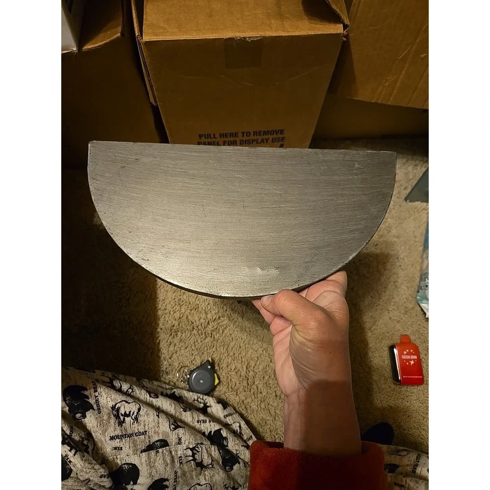 demilune metal‎ wall shelf